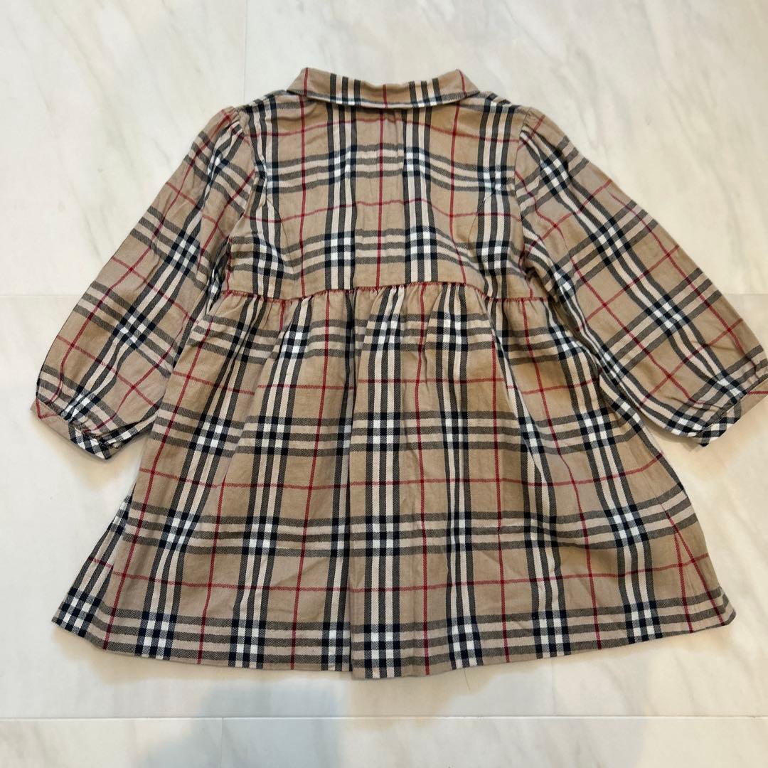 バーバリー Burberry London ノバチェック 長袖ワンピース 90