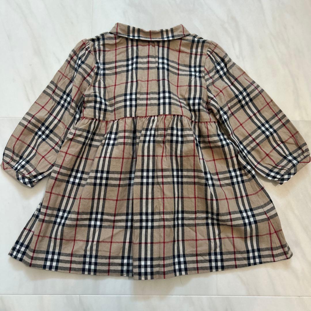 バーバリー Burberry London ノバチェック 長袖ワンピース 90