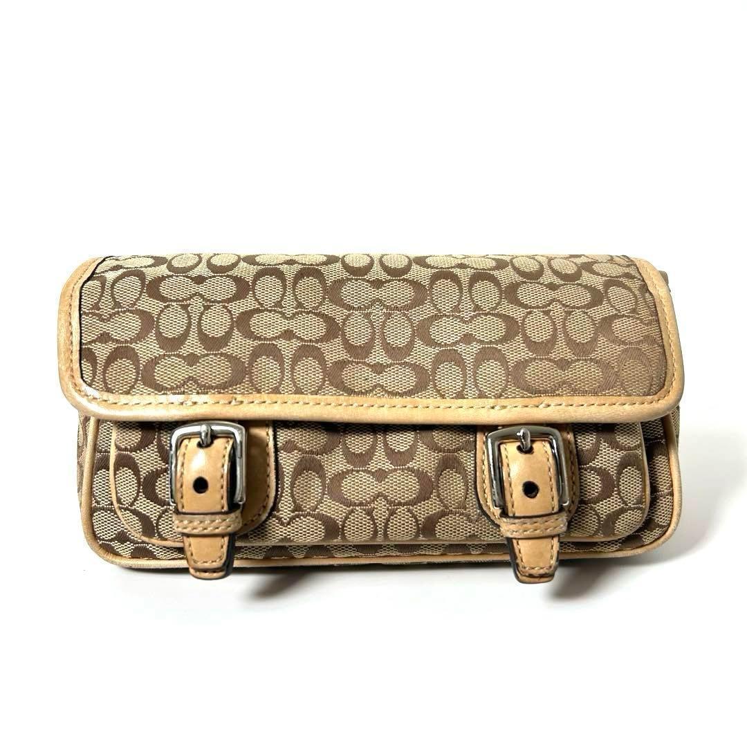 コーチ COACH ミニシグネチャー ボディバッグ ウエストバッグ 保存袋有
