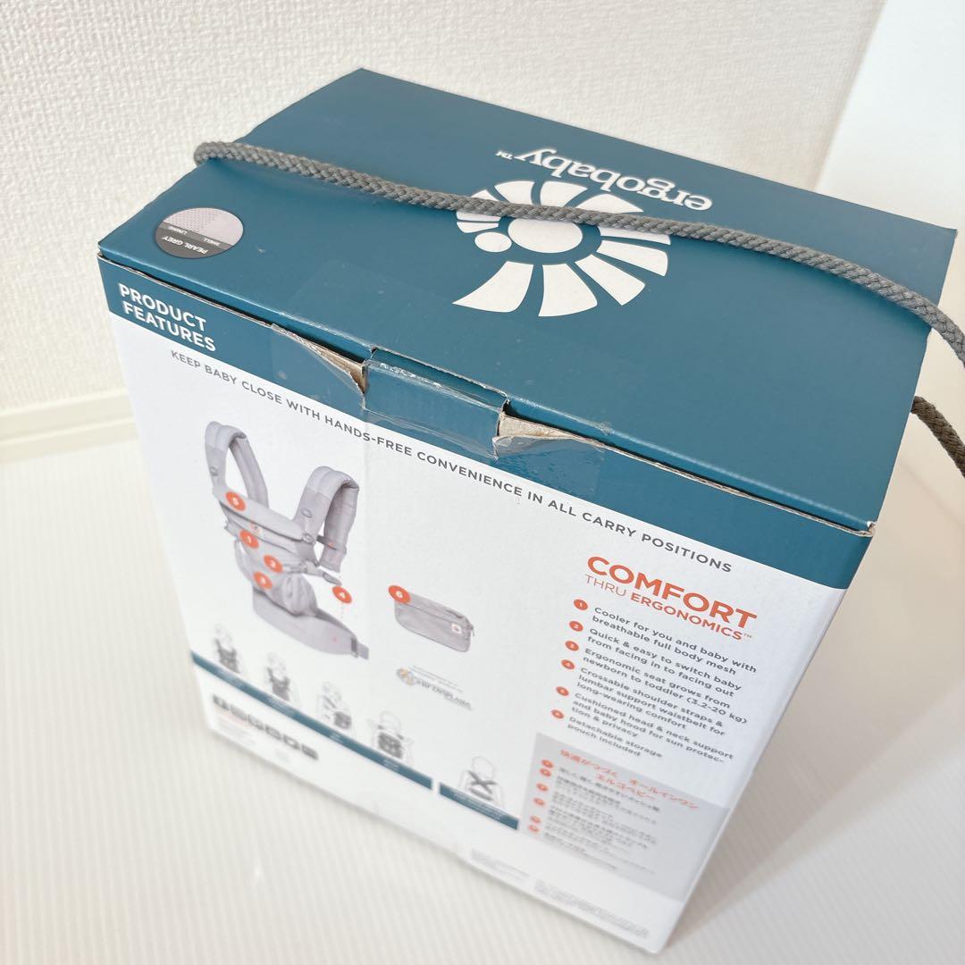 【極美品】エルゴベビー 抱っこ紐 オムニ360 メッシュ グレー 箱OMNI