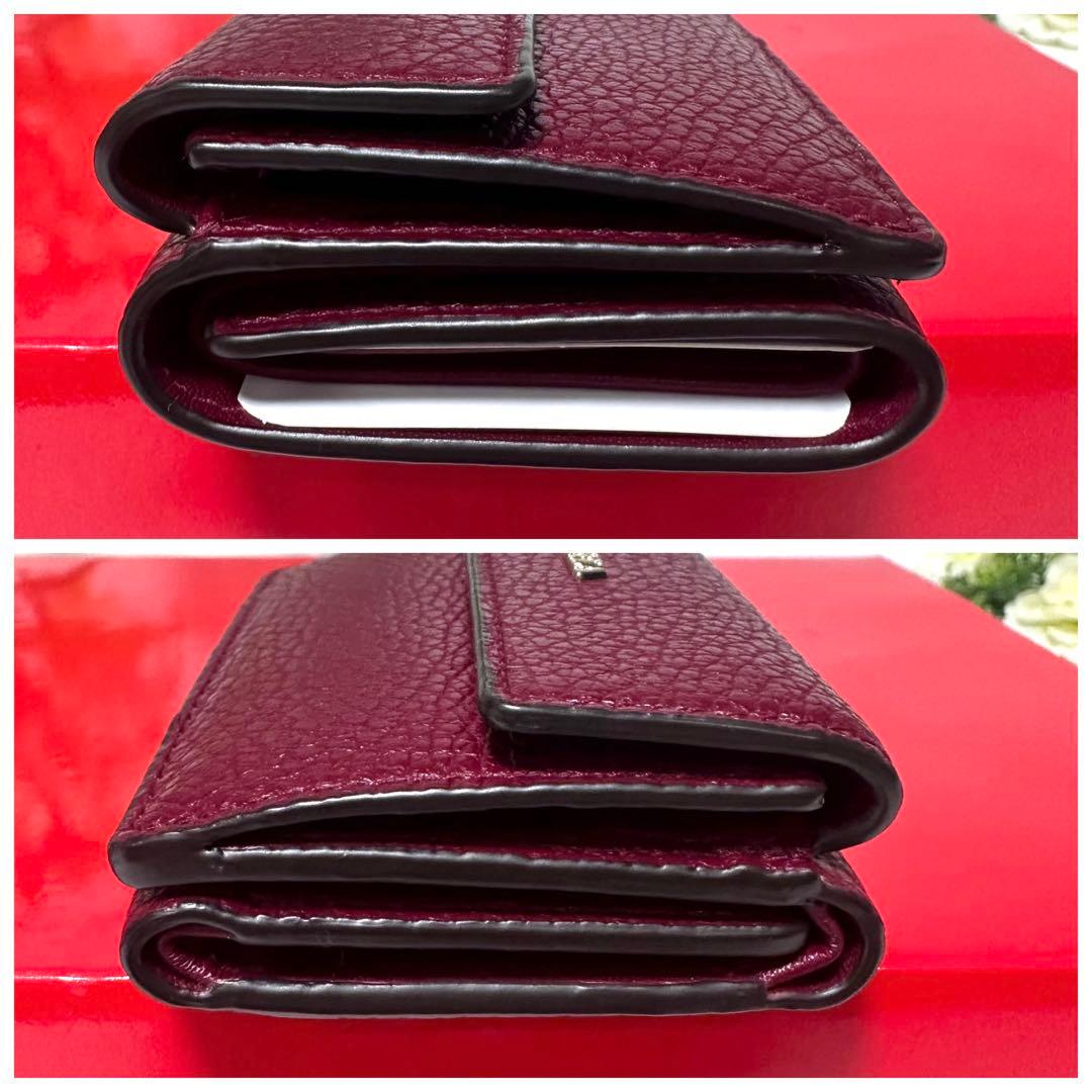【未使用級】FURLA 3つ折り財布 バビロン サボ トライフォールドチリエジャ