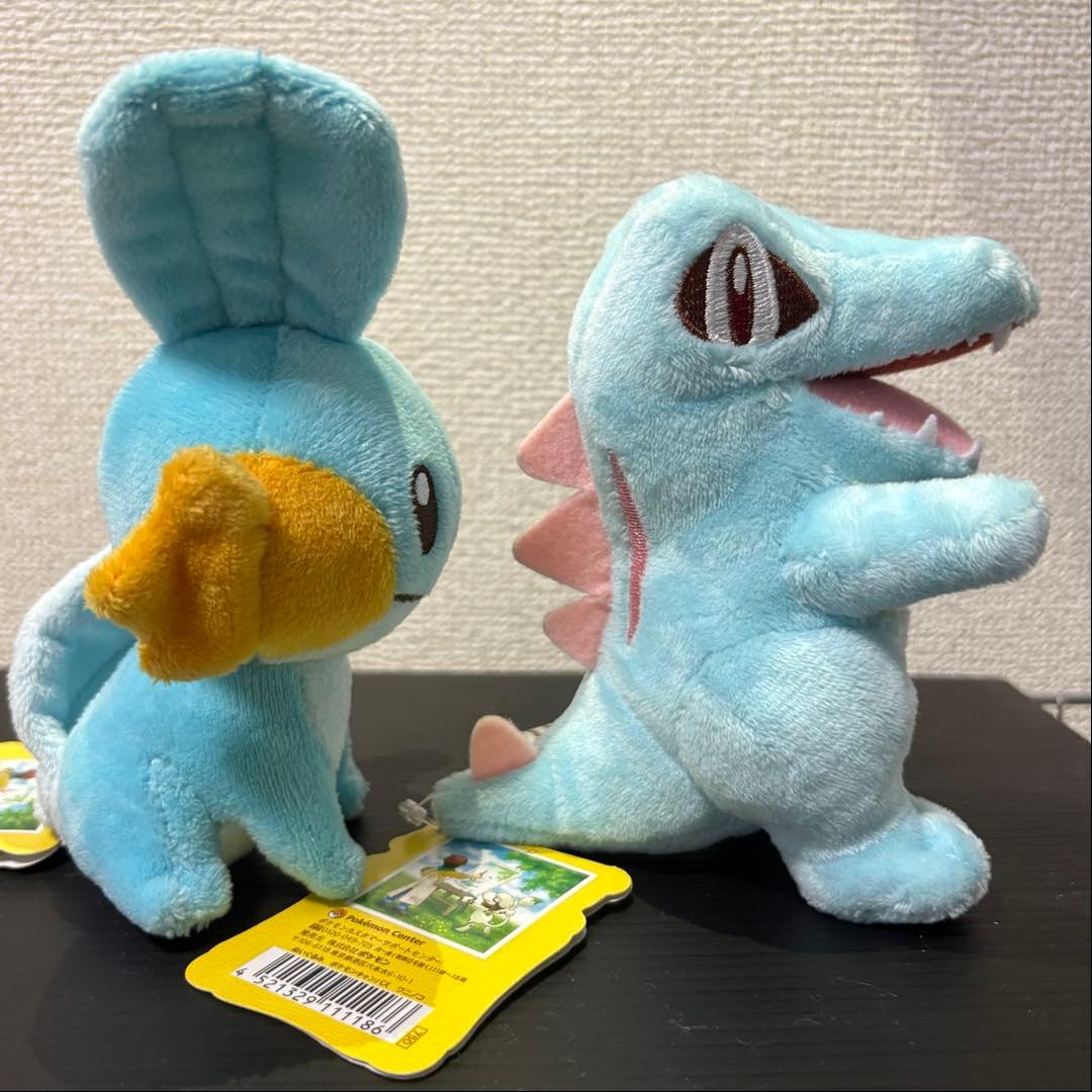 ポケモン　ミズゴロウ　ワニノコ　ぬいぐるみ ポケモンキャンバス
