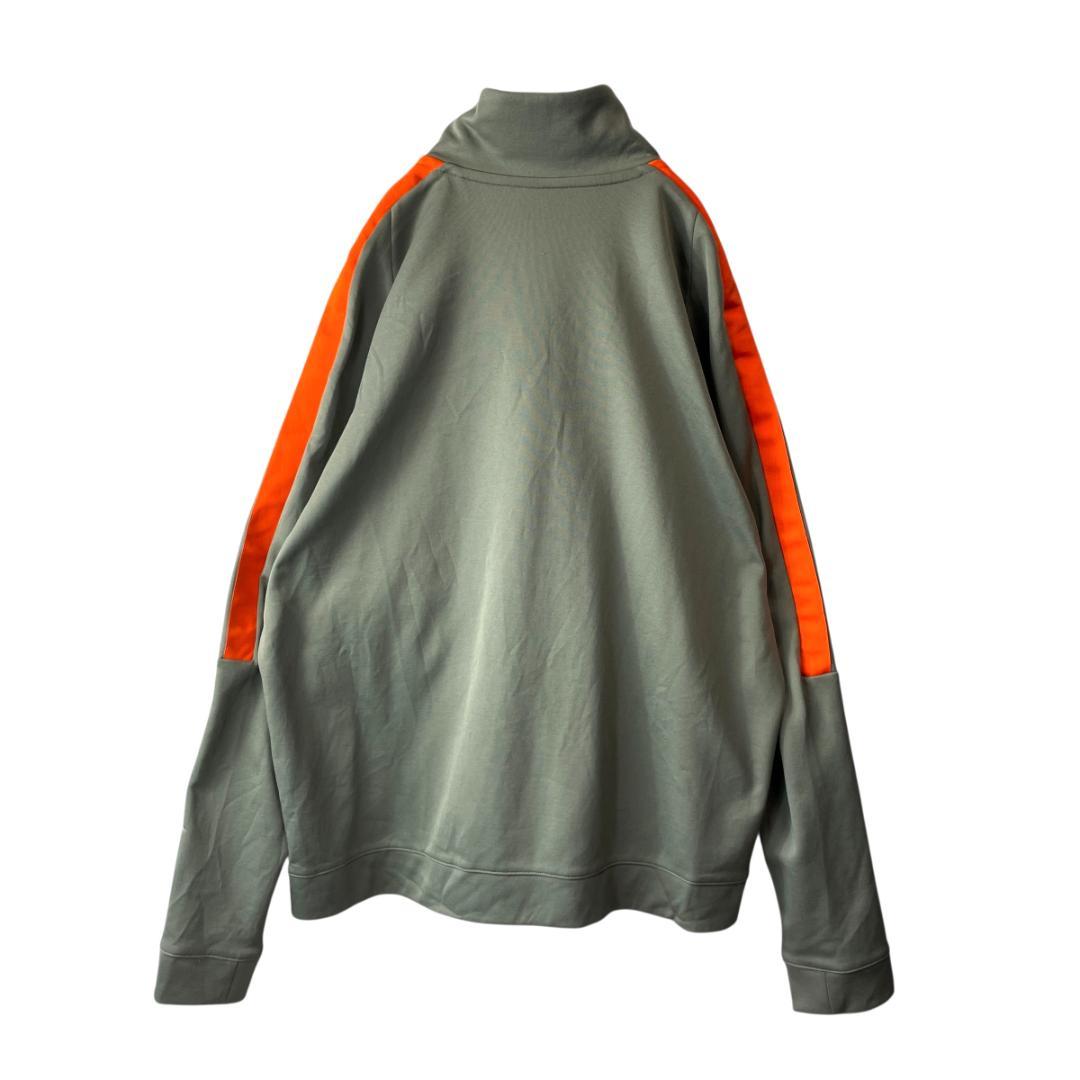 NIKE ナイキ トラックジャケット ジャージ グレー オレンジライン メンズL