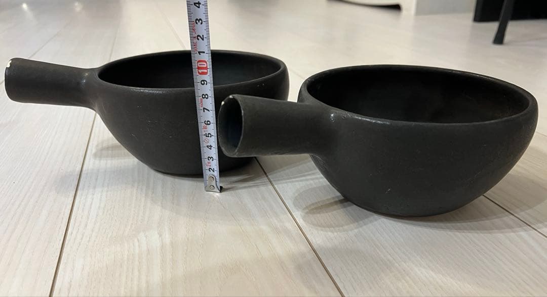 正島克哉 片手土鍋 黒 2つセット