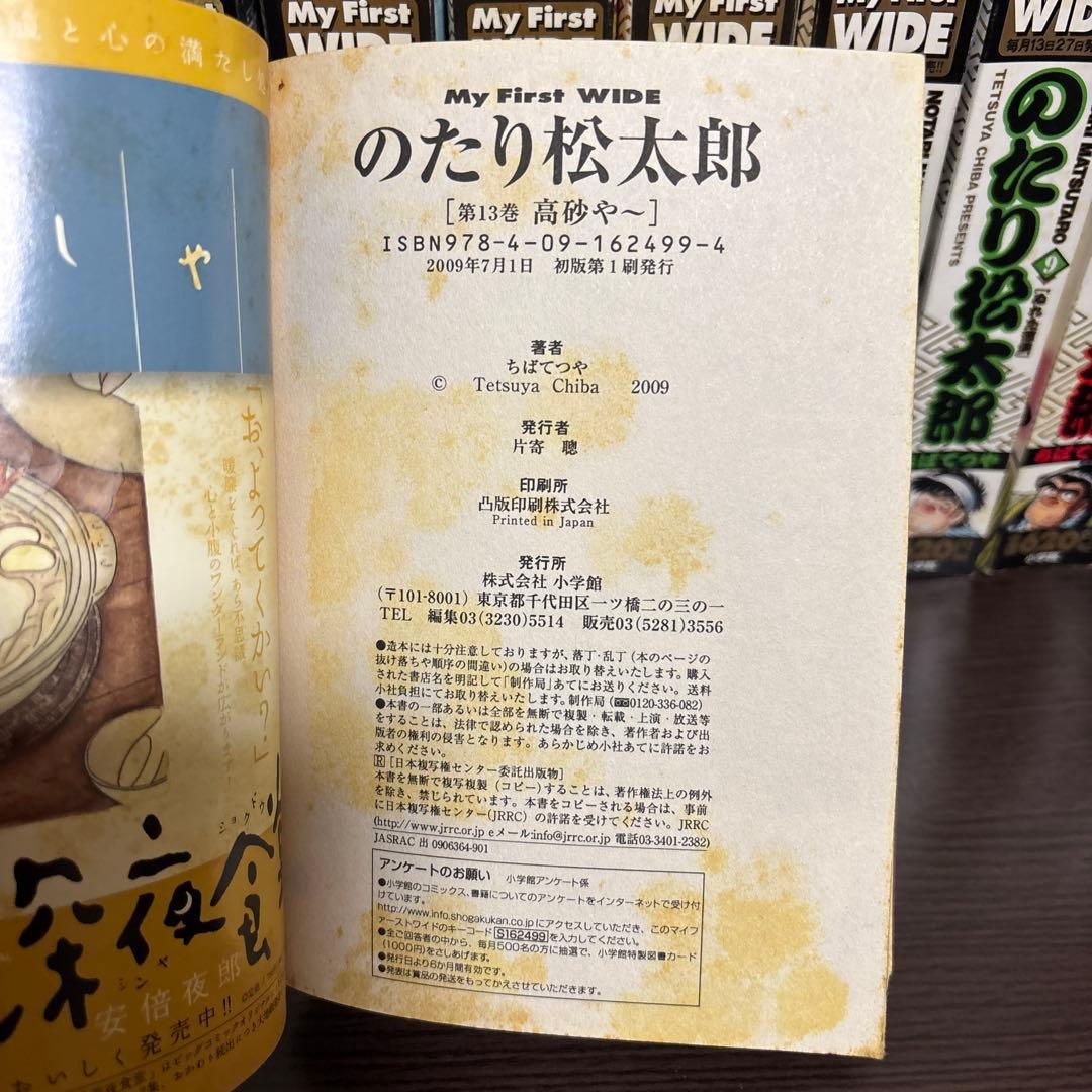 のたり松太郎 計16冊セット ちばてつや コンビニコミック