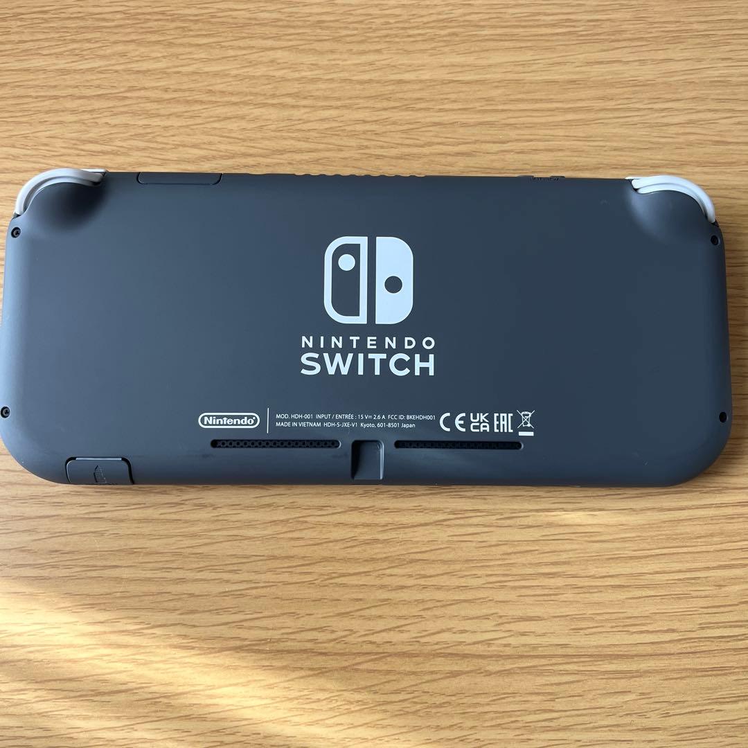 【Nintendo Switch Lite グレー 本体 】　動作確認済み