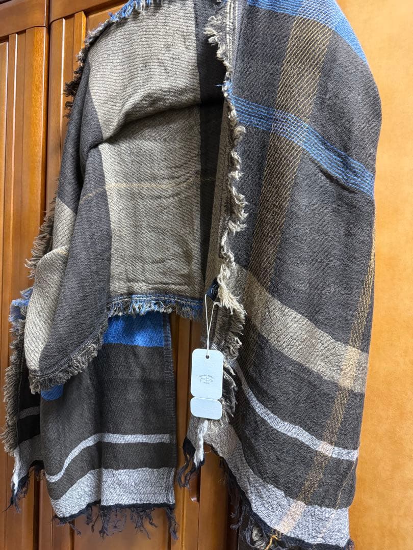 tamaki niime チェック柄ストールroots shawl BIG未使用