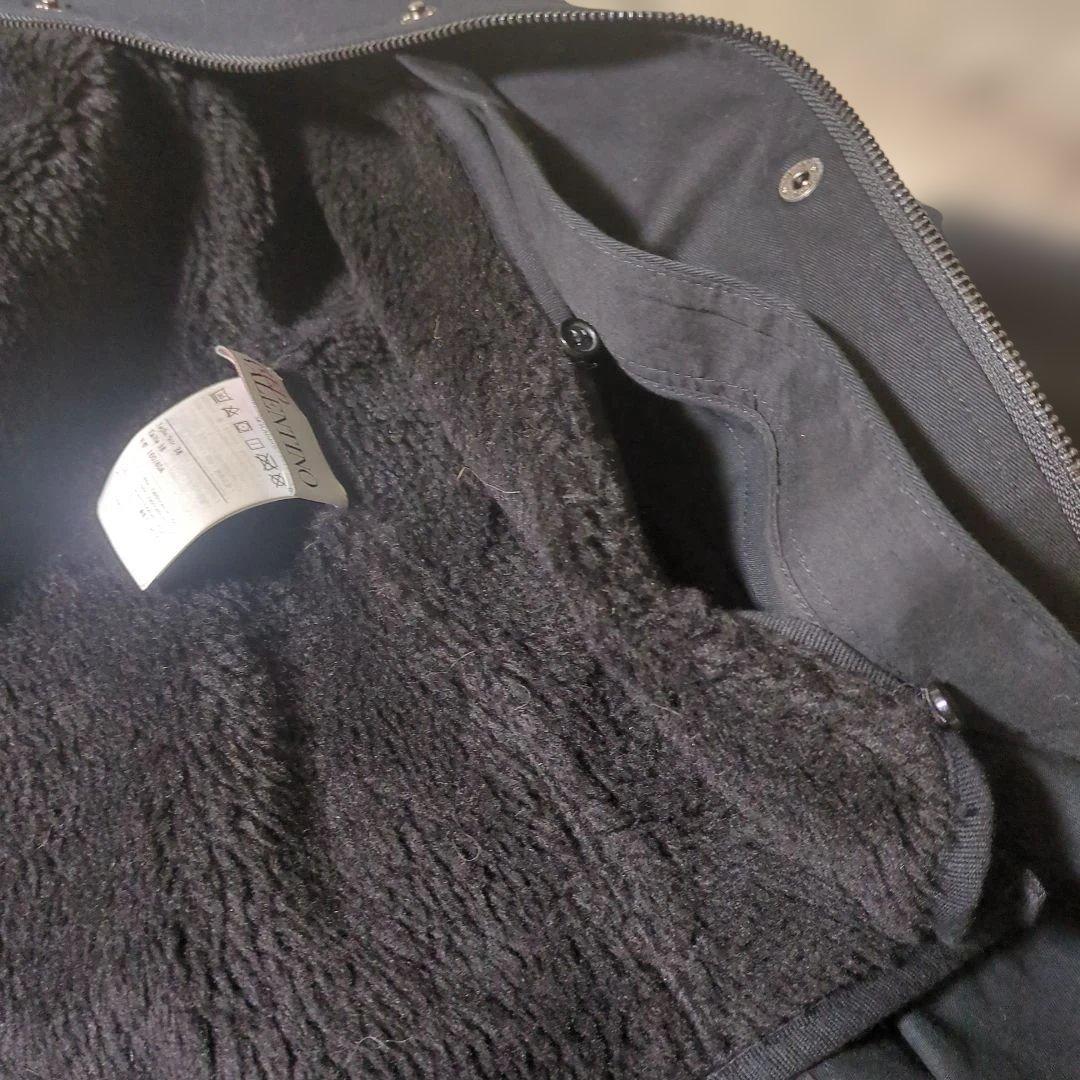 RED VALENTINO♡ライナー付き羽刺繍パーカー モッズコート