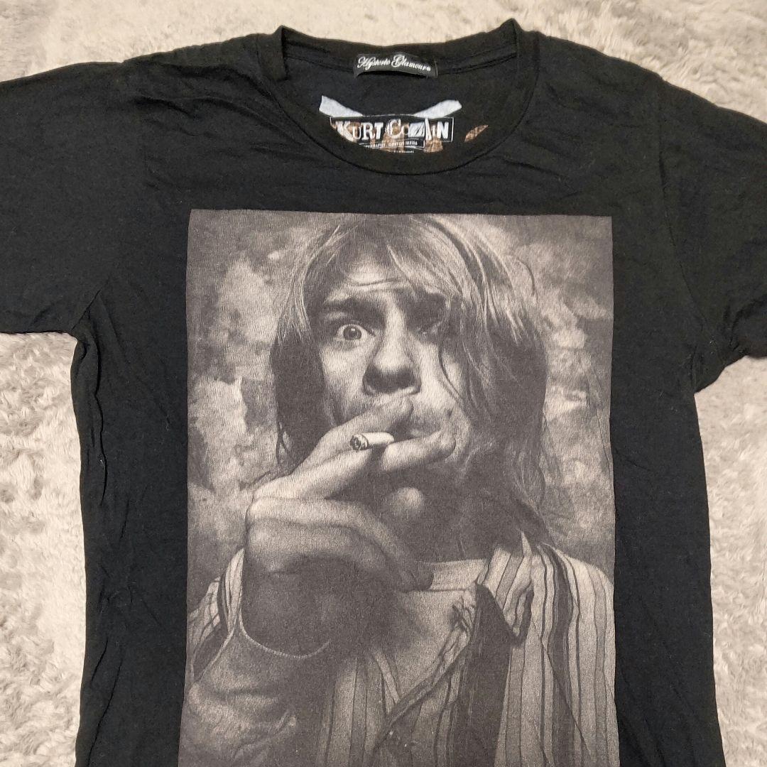 ヒステリックグラマー カートコバーン タバコ プリントTシャツ