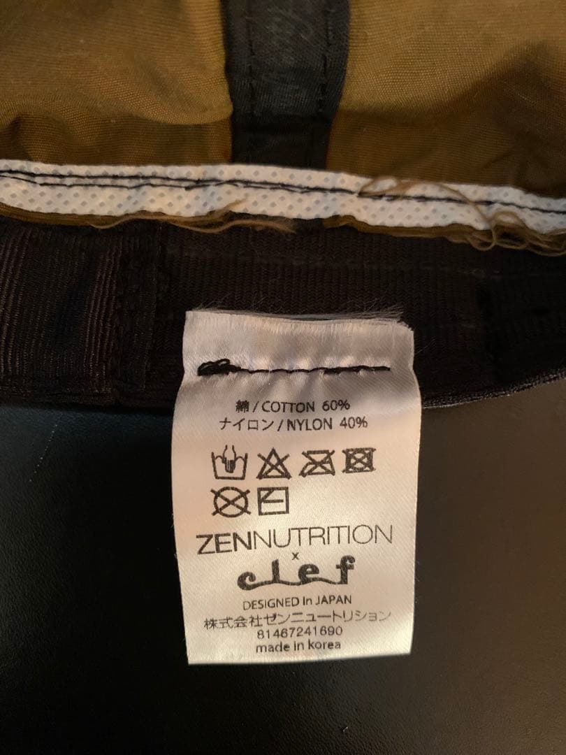 ZEN NUTRITION×Clef×花井祐介 限定コラボレーションキャップ