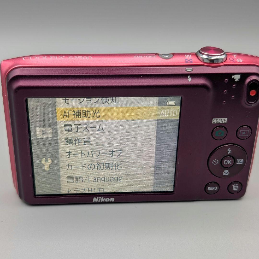 Nikon COOLPIX S3500 ピンク 動作確認済 付属品有