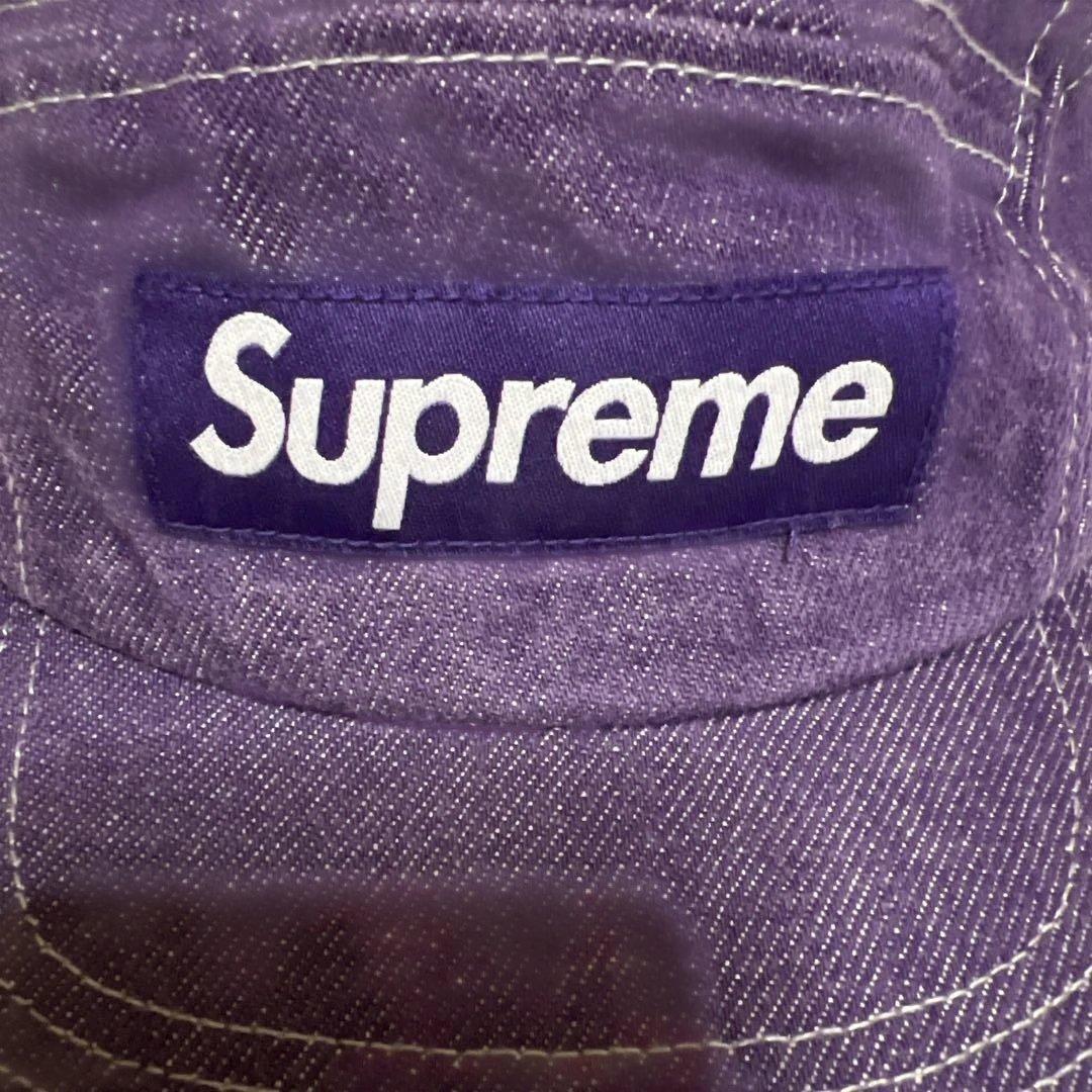 Supreme Denim Camp Cap \"Purple\"25ssレア