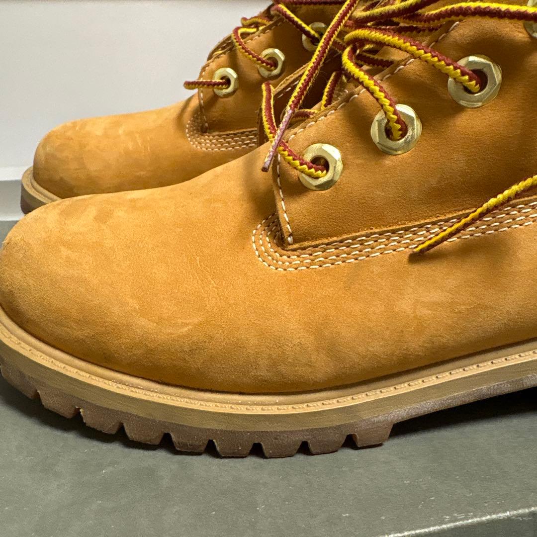 Timberland ベージュ ワークブーツ23センチ12909値下げコメント◎