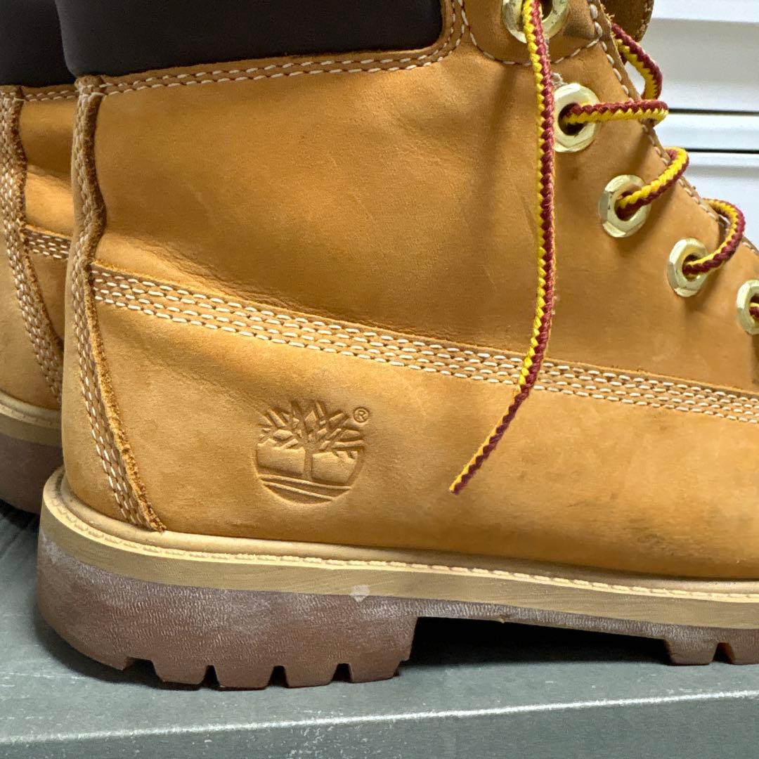 Timberland ベージュ ワークブーツ23センチ12909値下げコメント◎