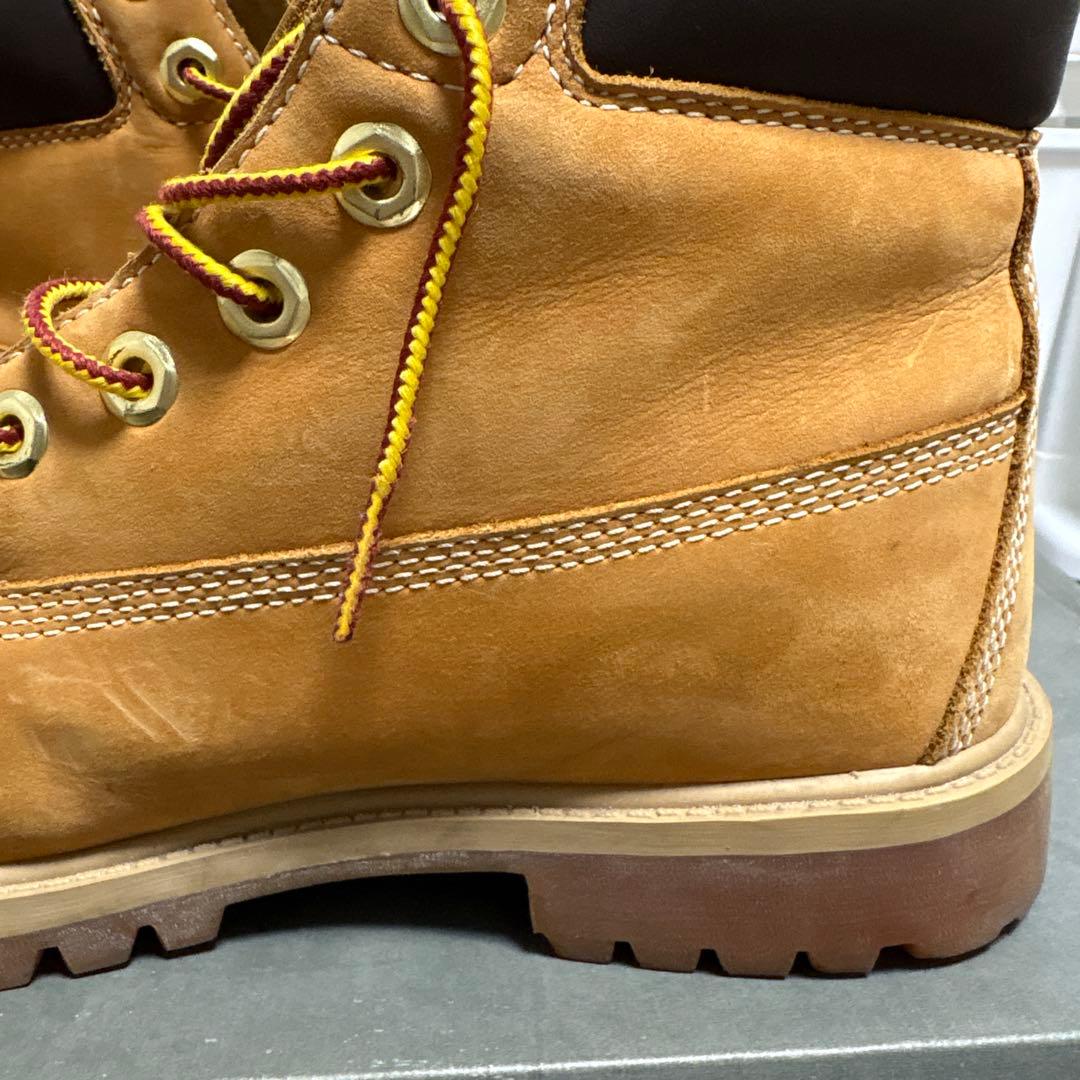 Timberland ベージュ ワークブーツ23センチ12909値下げコメント◎