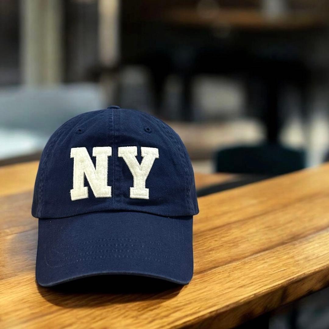 極美品❗️現行QRタグ❗️ POLO NY Patchツイルボール キャップ