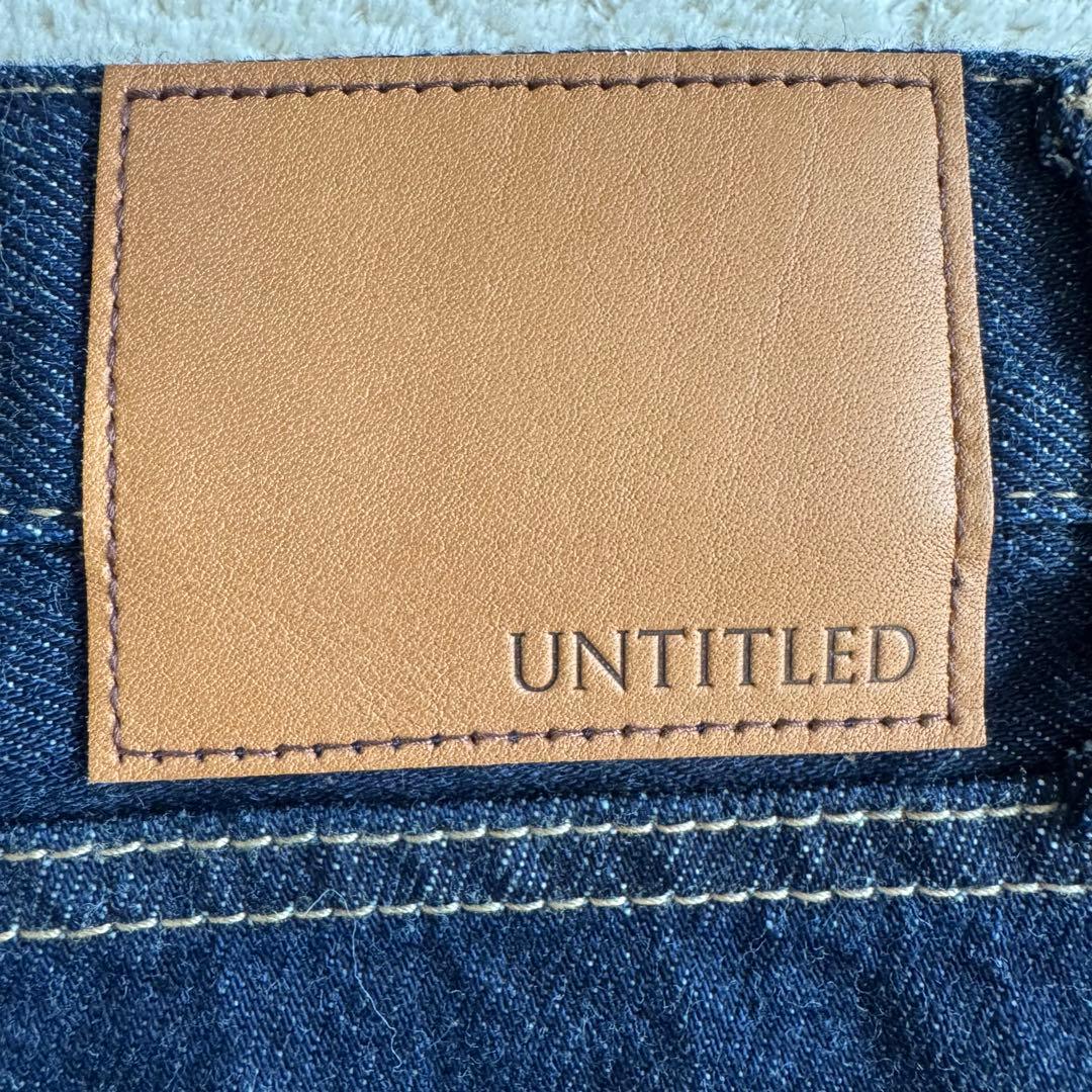 新品タグ付 UNTITLED デニムパンツ 4L 大きいサイズ