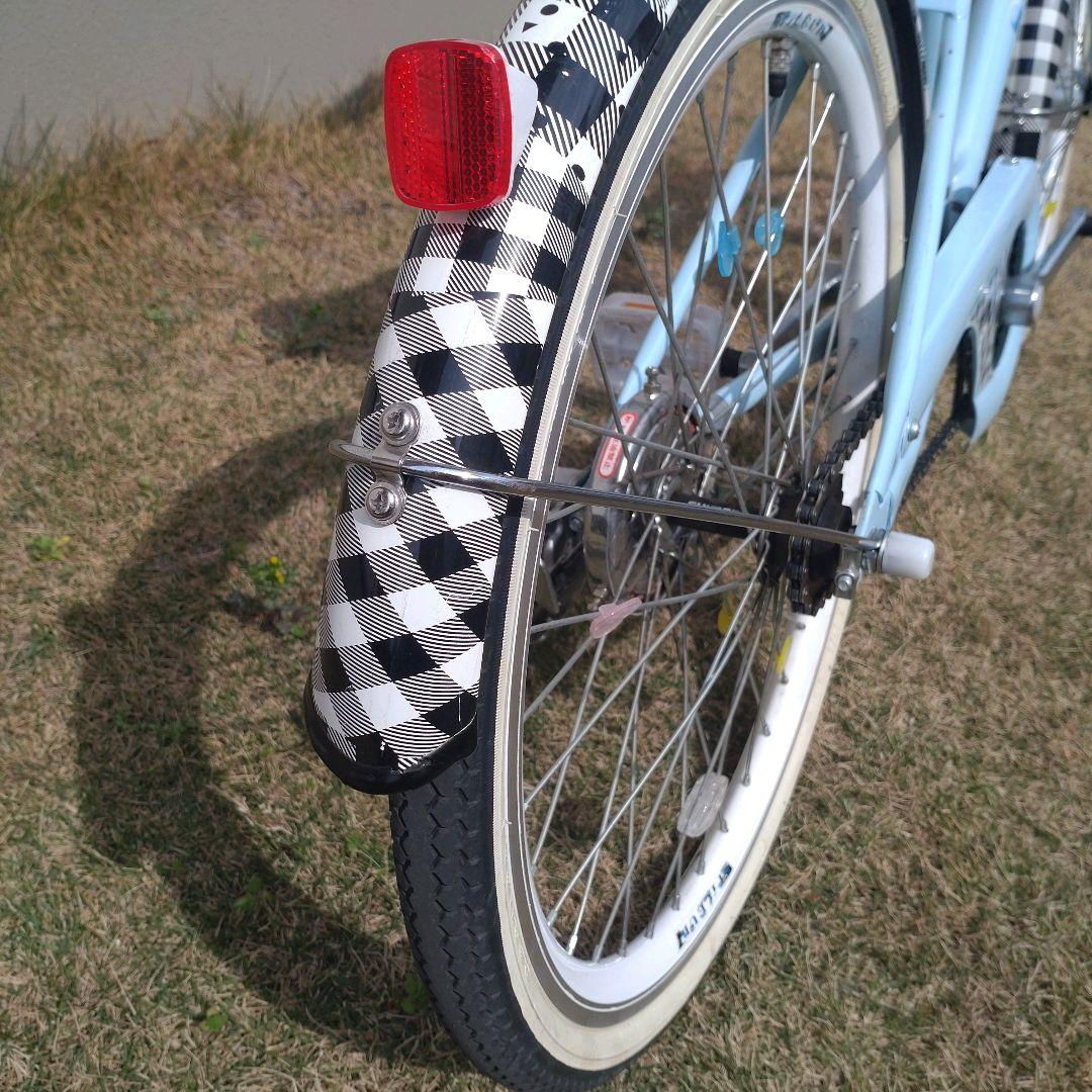 【茨城県南＋α】自転車 20インチ 子供用 キッズ 水色 オートライト