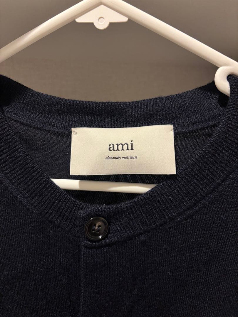ami paris ネイビー カーディガン