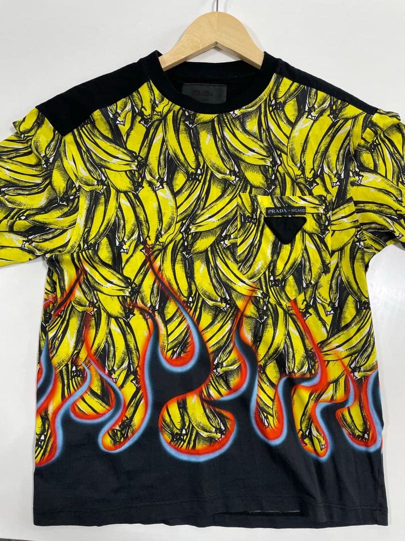 キ*ド様 新品未使用PRADAプラダbanana&flameバナナフレイムプリン
