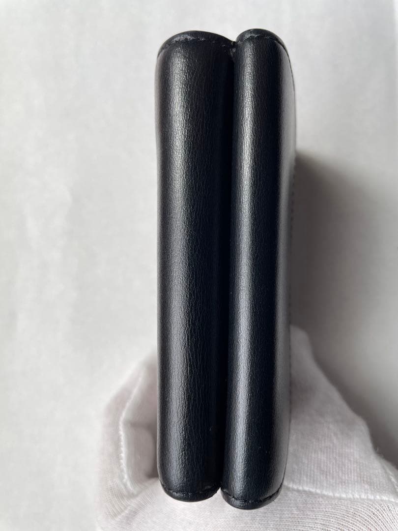 Chloe クロエ 三つ折り財布 ブラック コンパクトウォレット ミニ財布 黒