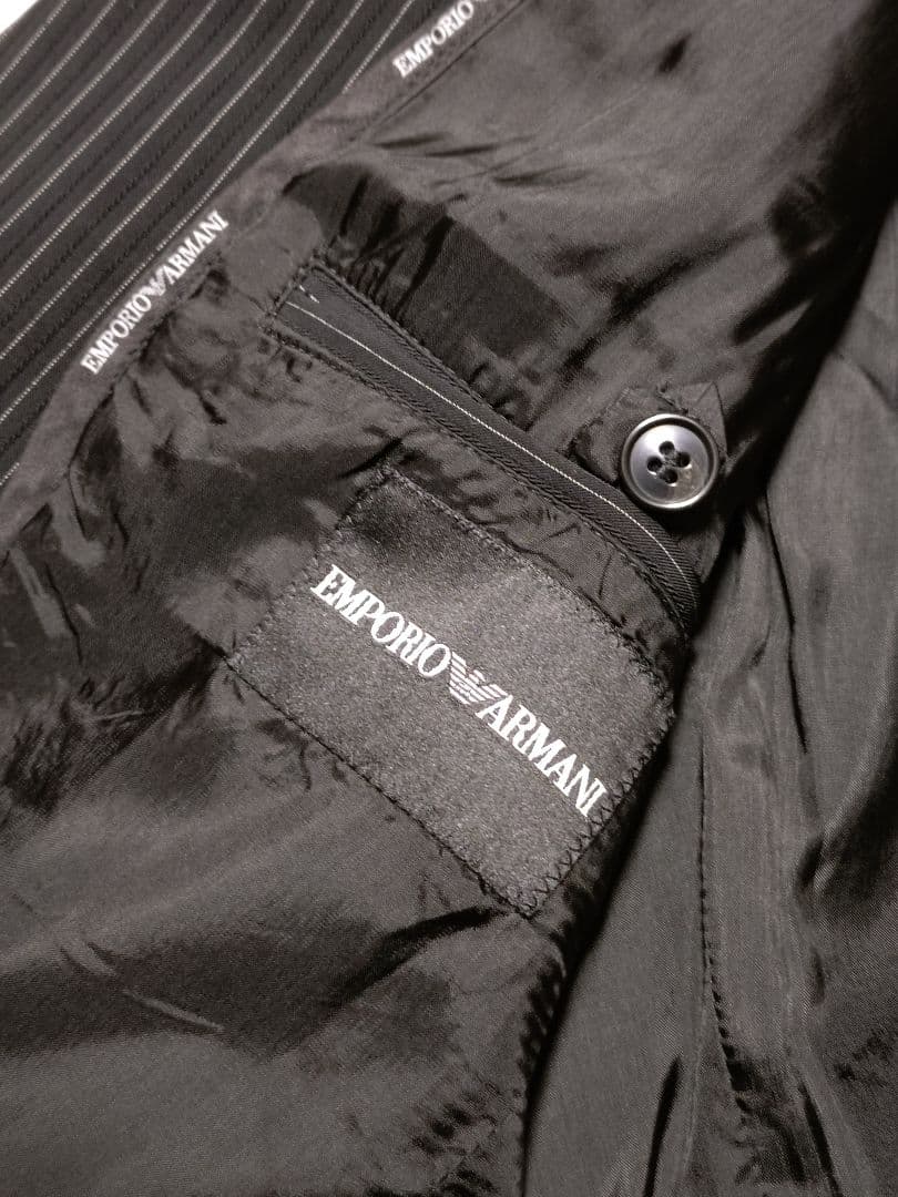 イタリア製 EMPORIO ARMANI セットアップ 裏地キュプラ