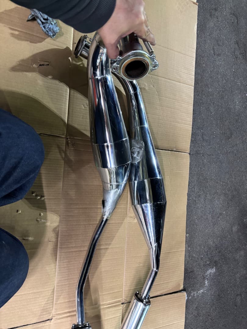 MC21用 NSR250R メーカー不明メッキチャンバー