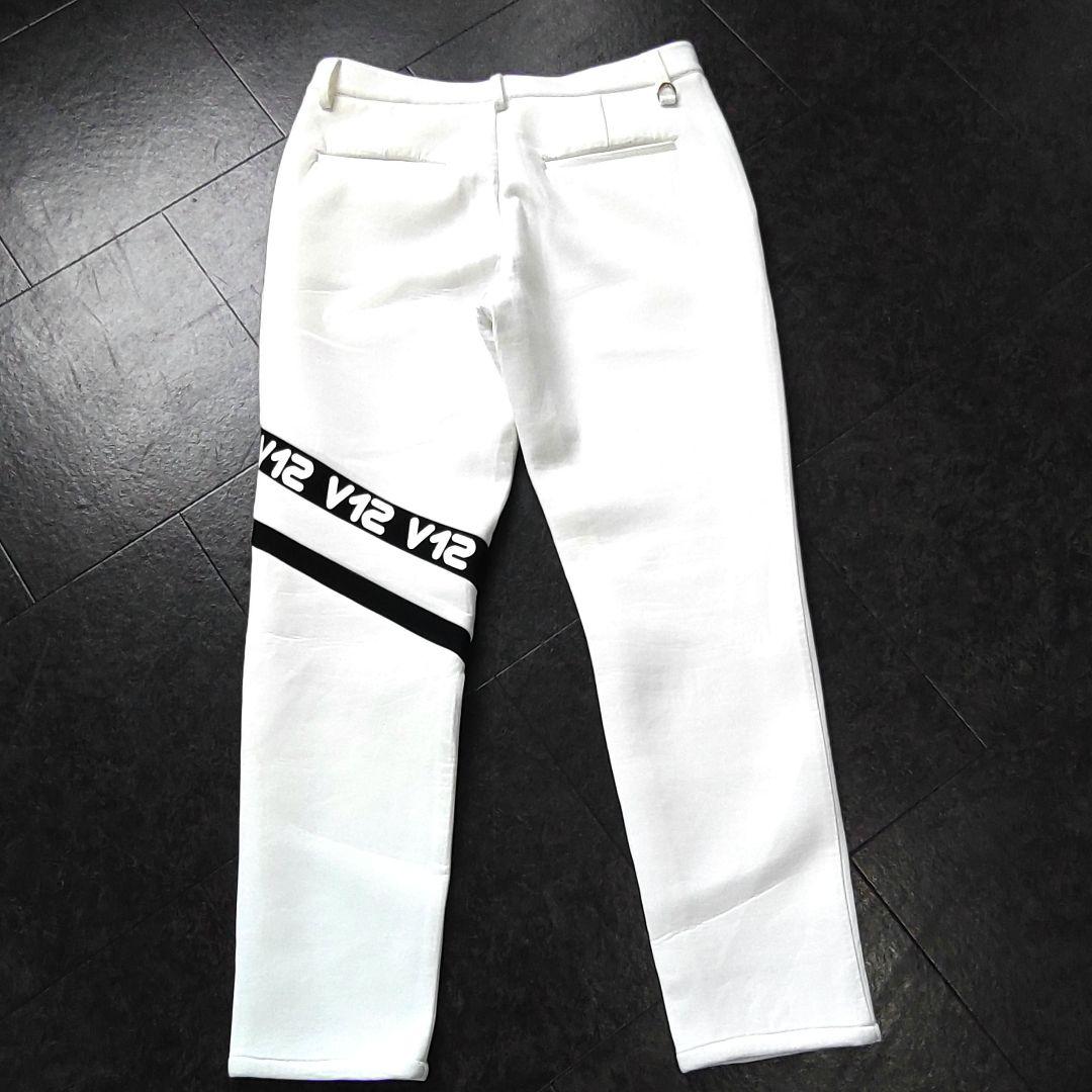 【美品 V12】ヴィトゥエルヴ ゴルフパンツ スウェット ブラック