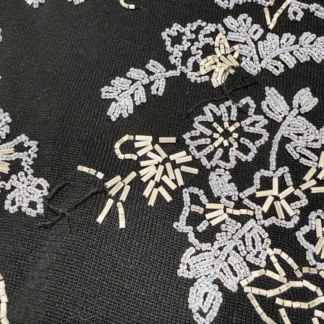希少 KEITA MARUYAMA ビーズ刺繍コットンワンピース M