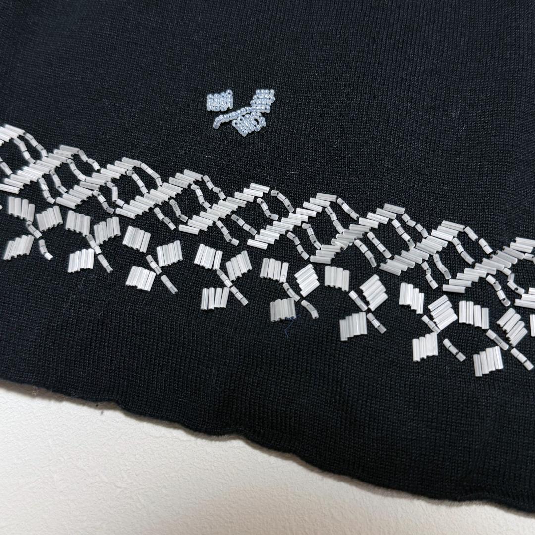 希少 KEITA MARUYAMA ビーズ刺繍コットンワンピース M