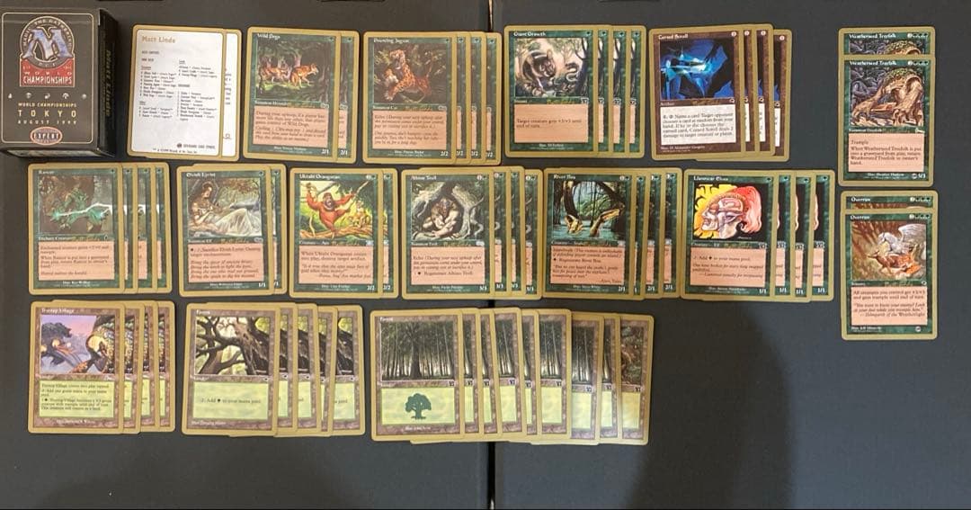 MTG 金枠 worlds championship1999デッキ まとめ売り