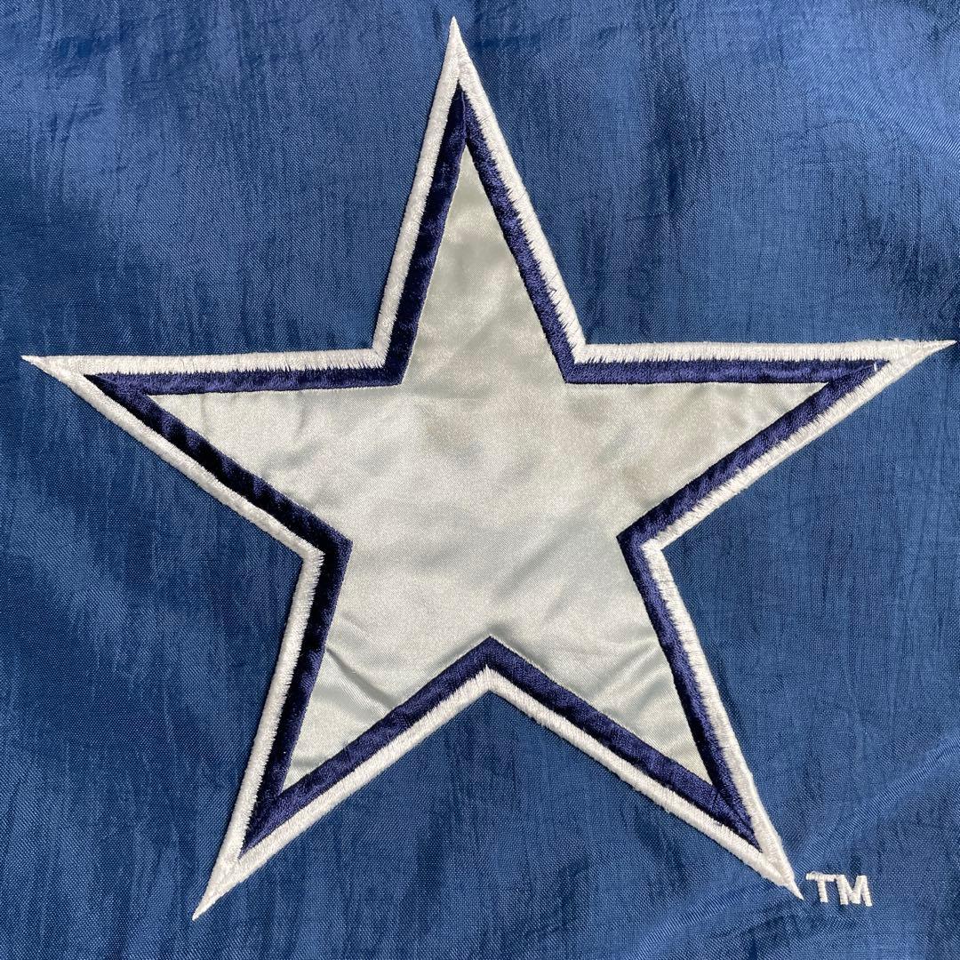 カウボーイズ スターター ナイロンジャケット 中綿 ハーフジップ NFL