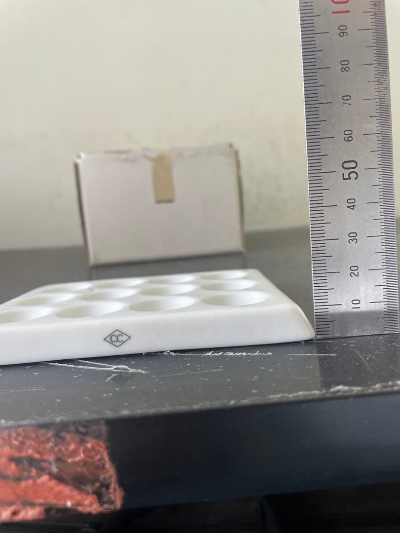 陶器製パレット　磁器（絵の具用）　14枚セット