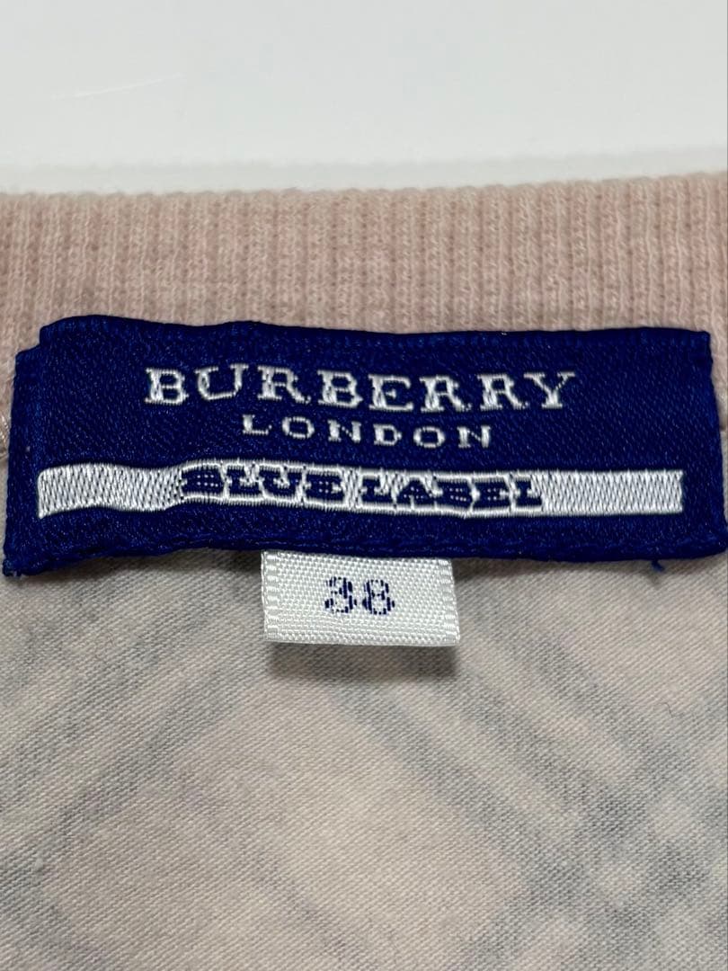 BURBERRY BLUE LABEL 半袖　tシャツカットソー ストレッチ素材