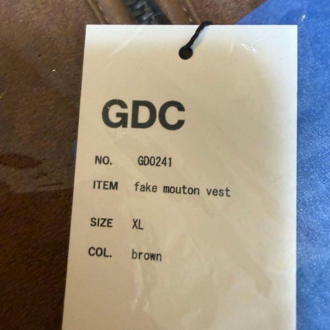 キムタク着 私物 GDC Vegan Mouton Vest ムートン ベスト