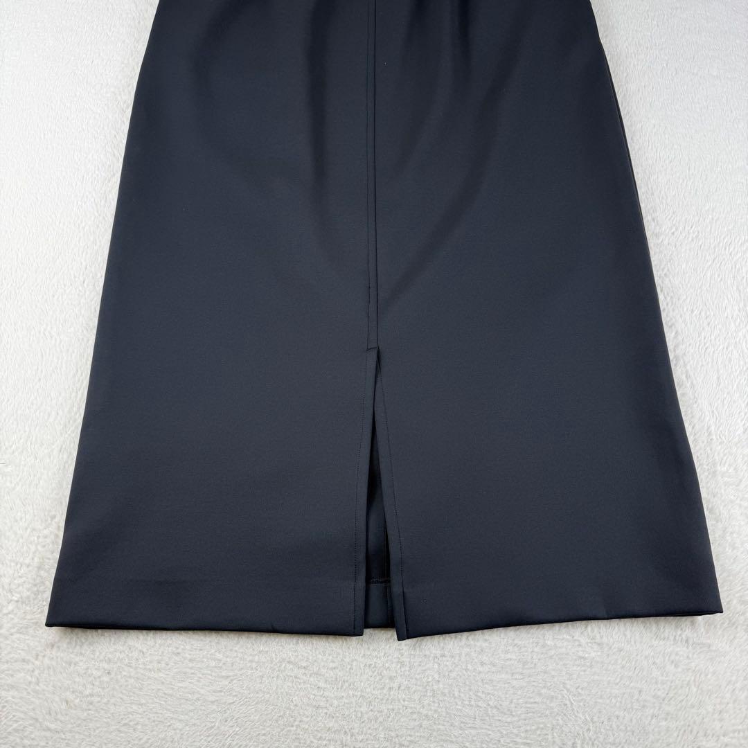 美品　アンタイトル　ロングスカート　タイト　大きいサイズ　44 グレー　スリット