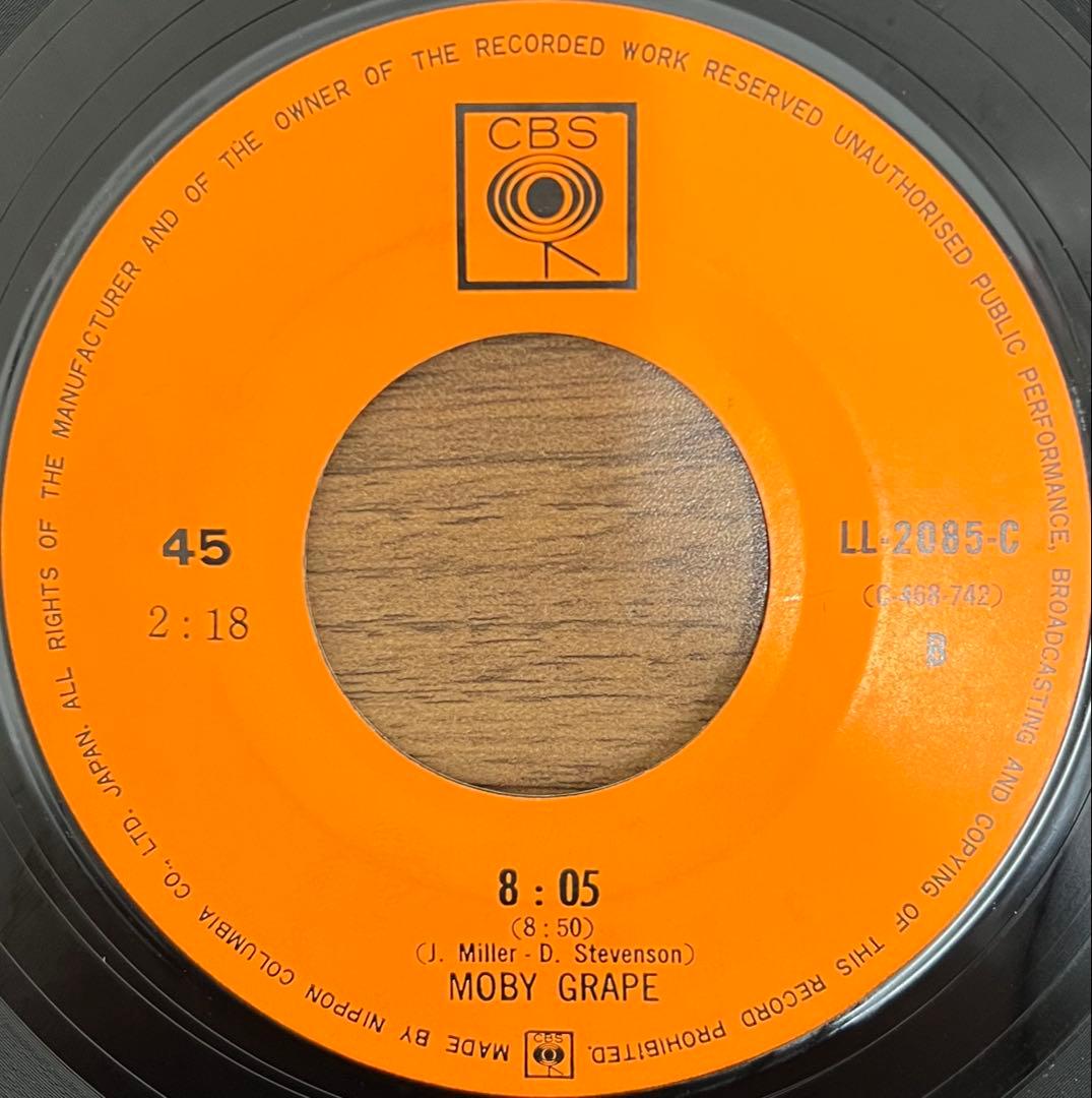 【7inch】Moby Grape - オマハ / 8:05