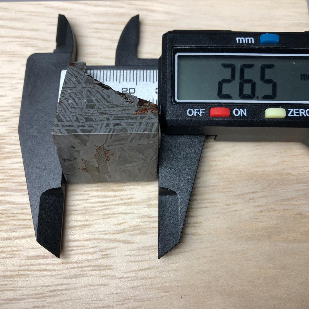 隕石 鉄隕石　アルタイ隕石　外皮付き　コーティング済み 重さ約50ｇ　ケース付き