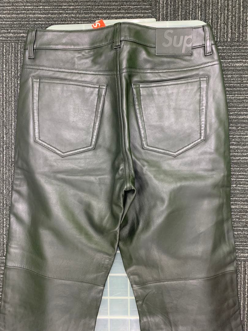 Saru様　22fw Supreme Leather 5-Pocket Jean