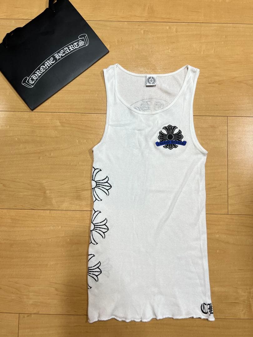 Chrome Hearts ホワイトタンクトップ　ホースシュー　国内正規品