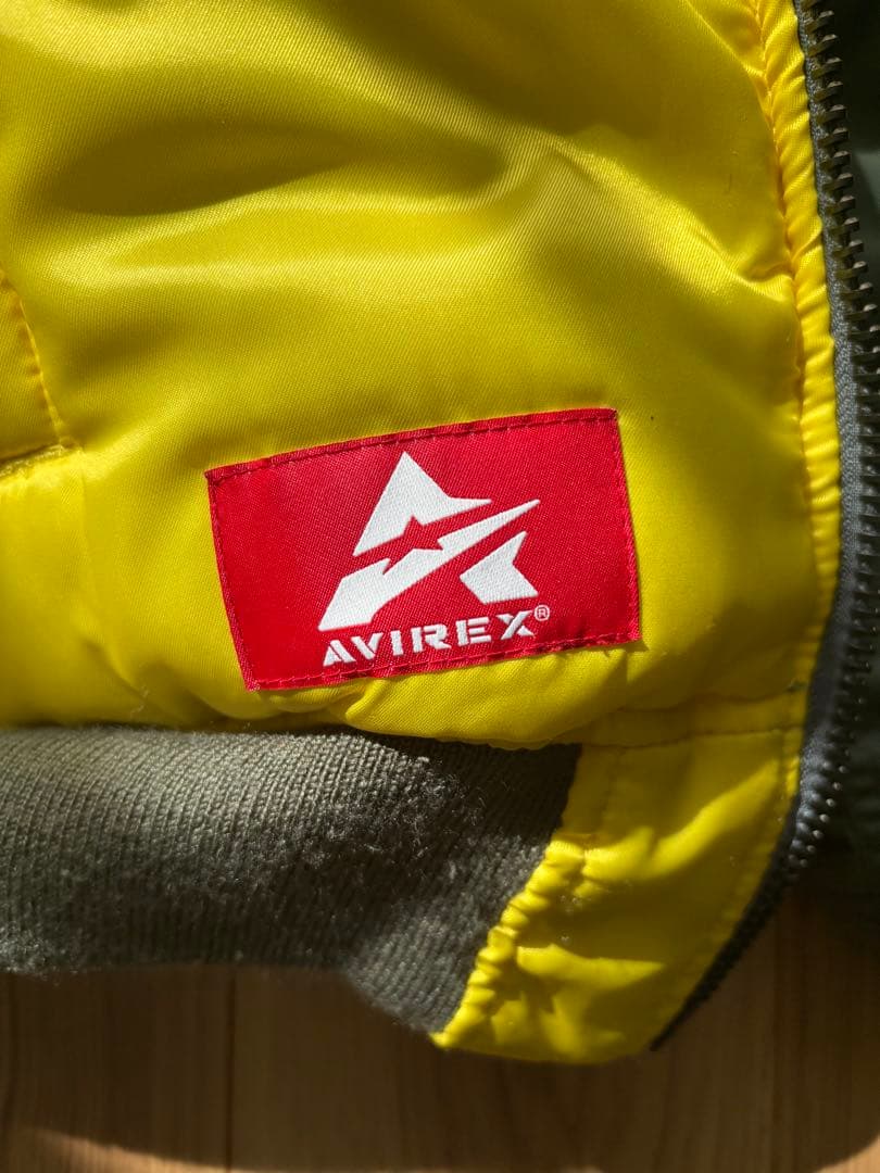 AVIREX アヴィレックス⭐︎リバーシブル MA-1オリーブグリーン