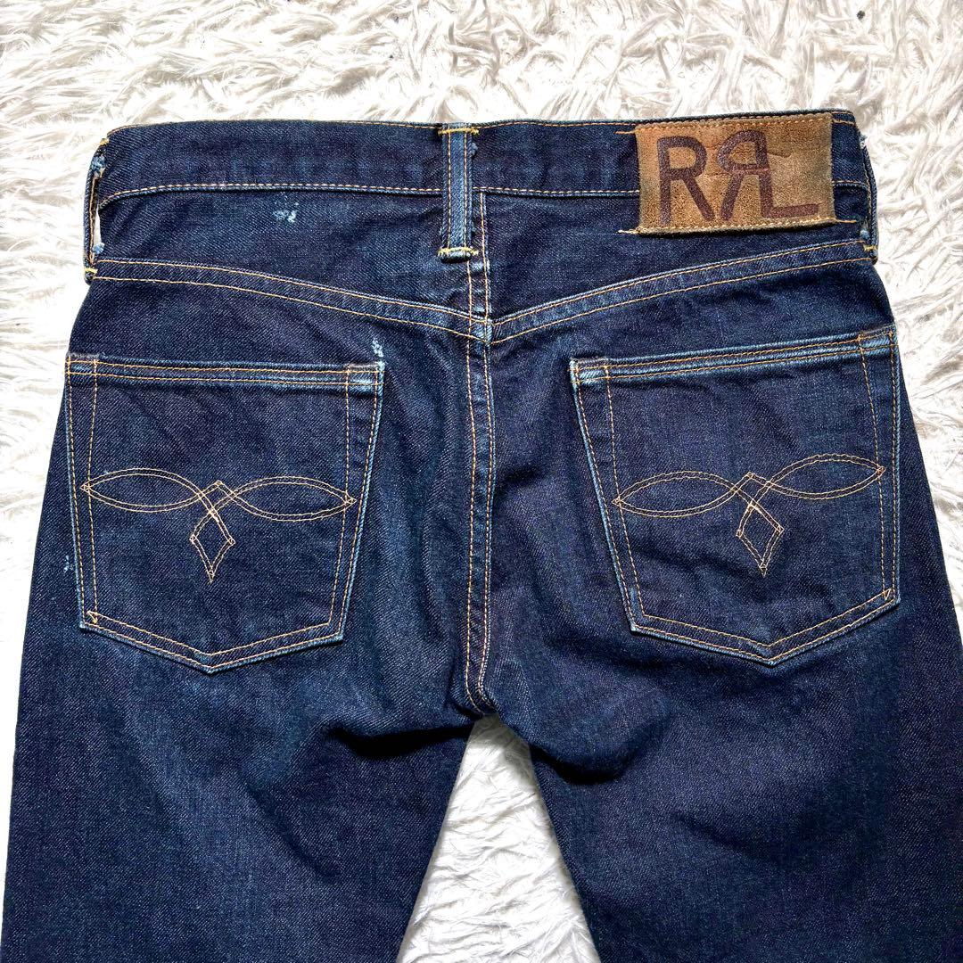 【美品】RRL ストレートデニム　USA製　24 赤耳　セルヴィッジ　ビンテージ