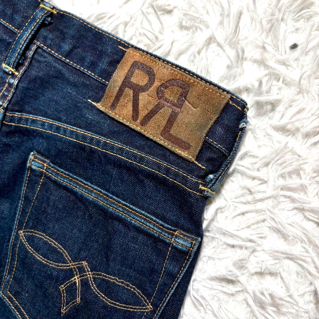 【美品】RRL ストレートデニム　USA製　24 赤耳　セルヴィッジ　ビンテージ