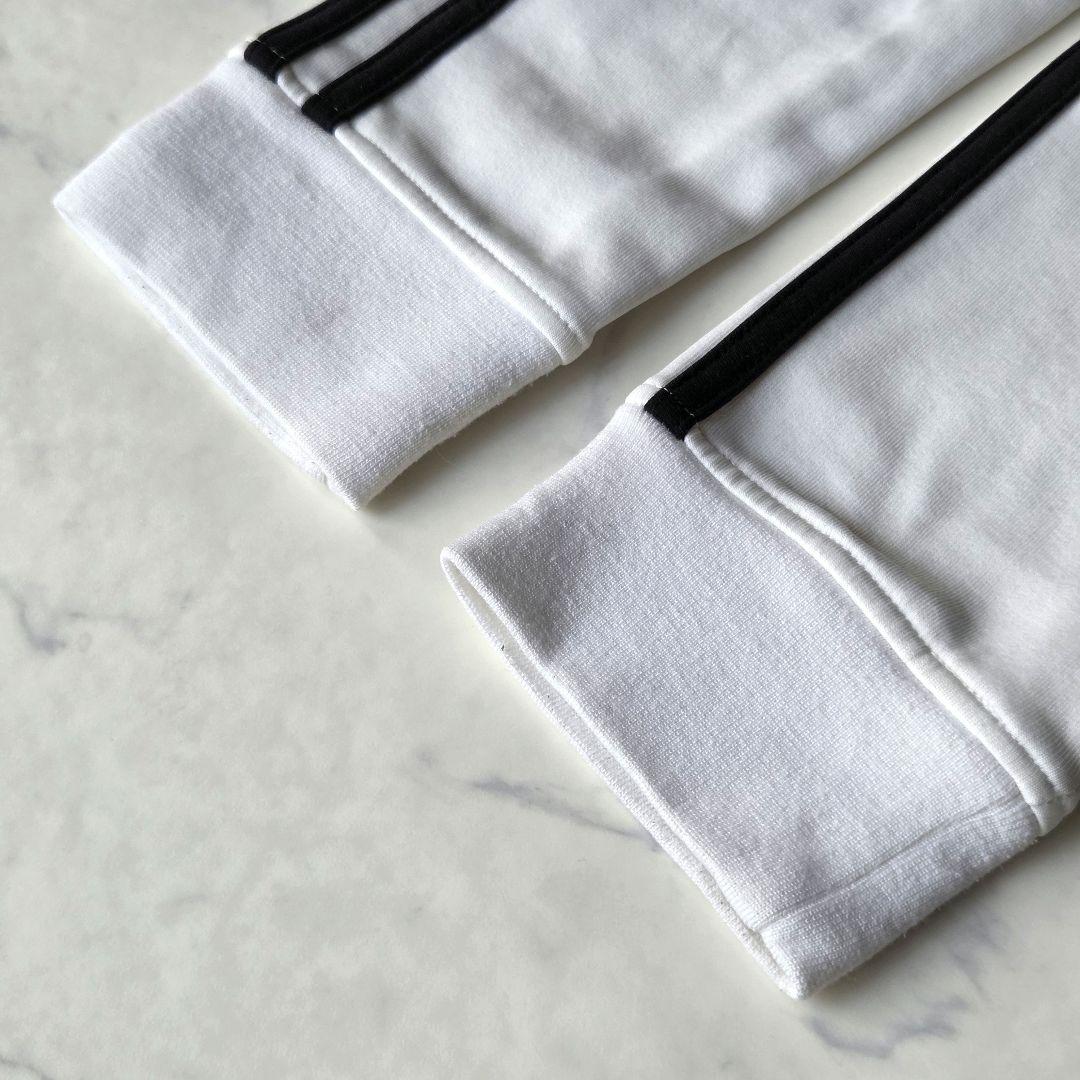 BURBERRY BLACK LABEL トラックジャケット L 白 刺繍ロゴ