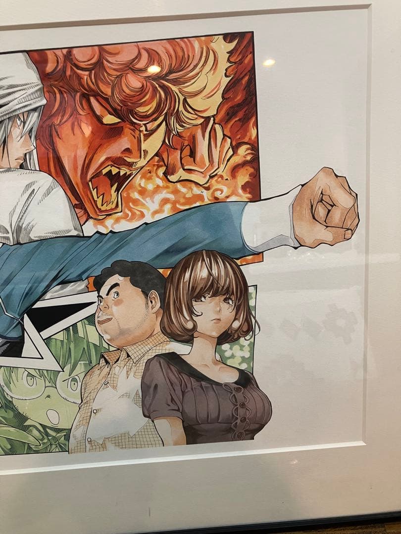 小畑健　バクマン。複製原画　ジャンプフェスタ　額付き