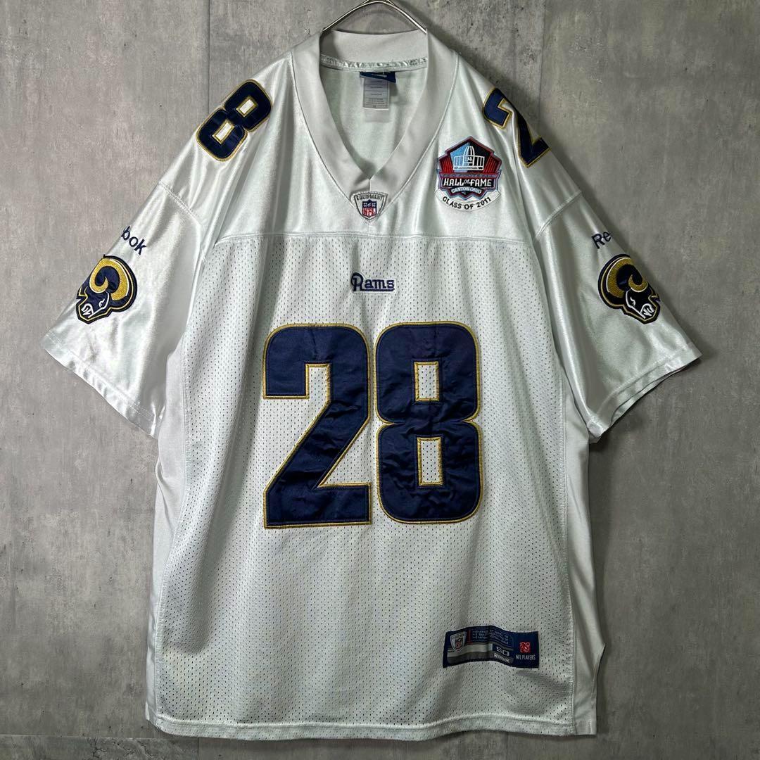 限定 NFL Rams マーシャル・フォーク 殿堂入り ゲームシャツ 2011
