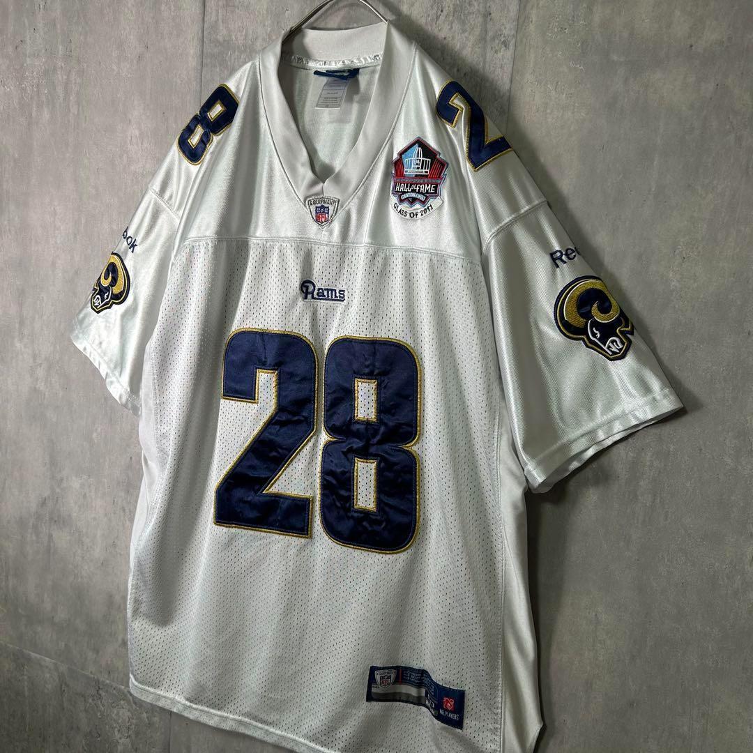 限定 NFL Rams マーシャル・フォーク 殿堂入り ゲームシャツ 2011