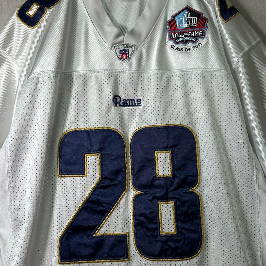 限定 NFL Rams マーシャル・フォーク 殿堂入り ゲームシャツ 2011