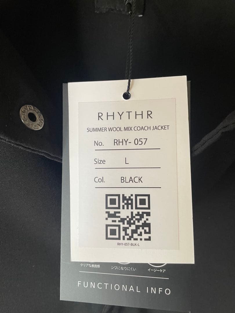 ジャケット・アウター RHYTHR SUMMER WOOL MIX COACH JACKET L