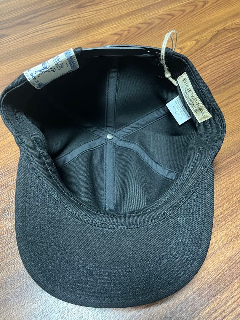 H.W. DOG & CO. ベースボールキャップ ブラック サイズ40
